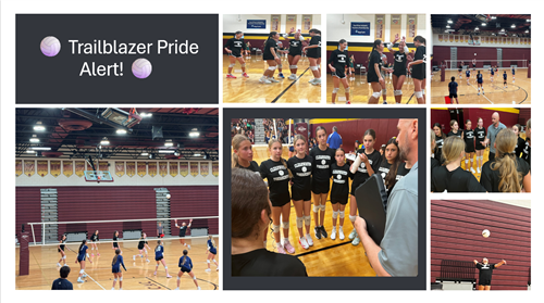 girls volleyball team
